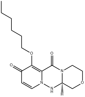 (12aR)-7-(hexyloxy)-3,4,12,12a-tetrahydro-1H-[1,4]Oxazino[3,4-c]pyrido[2,1-f][1,2,4] triazine-6,8-dione