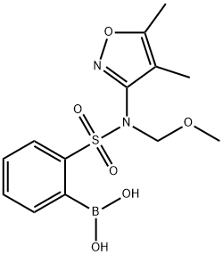 (2-(N-(4,5-dimethylisoxazol-3-yl)-N-(methoxymethyl)sulfamoyl)phenyl)boronic acid