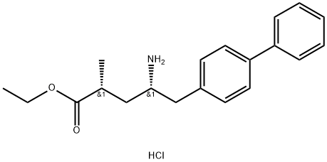 (2R,4S)-4-Amino-5-(biphenyl-4-yl)-2-methylpentanoic acid ethyl ester hydrochloride