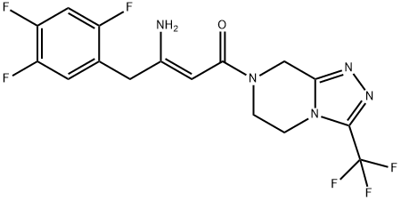 (2Z)-4-Oxo-4-[3-(trifluoromethyl)-5,6-dihydro-[1,2,4]triazolo[4,3-a]pyrazine-7(8H)-yl]-1- (2,4,5-trifluorophenyl) ngunit-2-en-2-amine