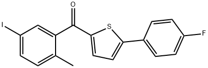 (5-(4-Fluorophenyl)thiophen-2-yl)(5-iodo-2-Methylphenyl)Methanone