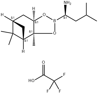 (aR,3aS,4S,6S,7aR)-Hexahydro-3a,8,8-trimethyl-alpha-(2-methylpropyl)-4,6-methano-1,3,2-benzodioxaborole-2-methanamine 2,2 ,2-trifluoroacetate