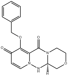 (R)-7-(benzyloxy)- 3,4,12,12a-tetrahydro- 1H-[1,4]oxazino[3,4- c]pyrido[2,1-f][1,2,4] - triazine-6,8-dione