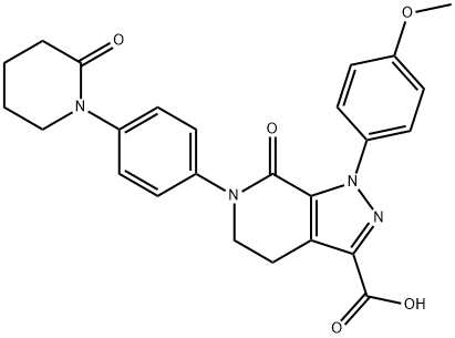 1-(4-methoxyphenyl)-7-oxo-6-(4-(2-oxopiperidin-1-yl)phenyl)-4,5,6,7-tetrahydro-1H-pyrazolo[3,4-c]pyridine -3-carboxylic acid