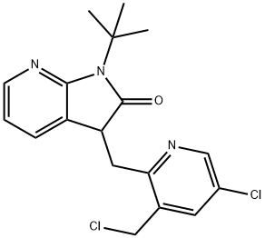 1-(tert-butyl)-3-((5-chloro-3-(chloromethyl)pyridin-2-yl)methyl)-1,3-dihydro-2H-pyrrolo[2,3-b]pyridin-2- isa