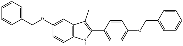 3-Methyl-5-(phenylmethoxy)-2-[4-(phenylmethoxy)phenyl]-1H-indole