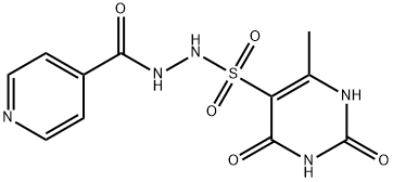 4-Pyridinecarboxylic acid, 2-[(1,2,3,4-tetrahydro-6-methyl-2,4-dioxo-5-pyrimidinyl)sulfonyl]hydrazide