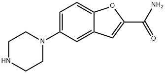 5-(1-Piperazinyl)benzofuran-2-carboxamide