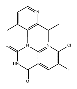 7-chloro-6-fluoro-(1M)-1-[4-methyl-2-(propan-2-yl)pyridin-3-yl]pyrido[2,3-d]pyrimidine-2,4(1H, 3H)-dione