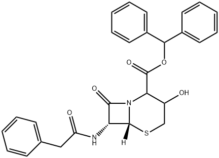 benzhydryl(6R,7R)-3-hydroxy-8-oxo-7-(2-phenylacetamido)-5-thia-1-azabicyclo[4.2.0]octane-2-carboxylate