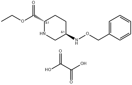 Ethyl(2s,5r)-5-((benzyloxy)amino)piperidine-2-carboxylate oxalate