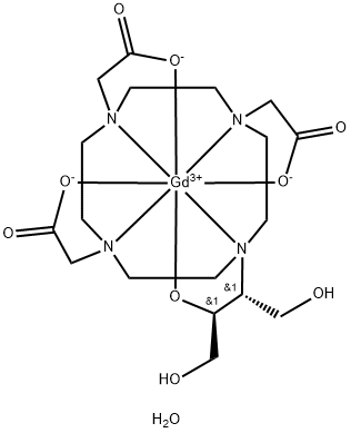 Gadolinium, [10-[2-(hydroxy-kO)-3-hydroxy-1-(hydroxymethyl)propyl]-1,4,7,10-tetraazacyclododecane-1,4,7-triacetato(3-)-kN1, kN4,kN7,kN10,kO1,kO4,kO7]-,monohydrate,[SA-8-1425362'5'-(R*,S*)]- (9CI)