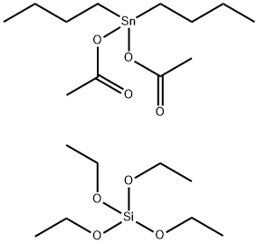 Silicic acid (H4SiO4), tetraethyl ester, mga produktong reaksyon na may bis(acetyloxy)dibutylstannane